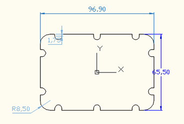 PET OEM Screen protect drawing